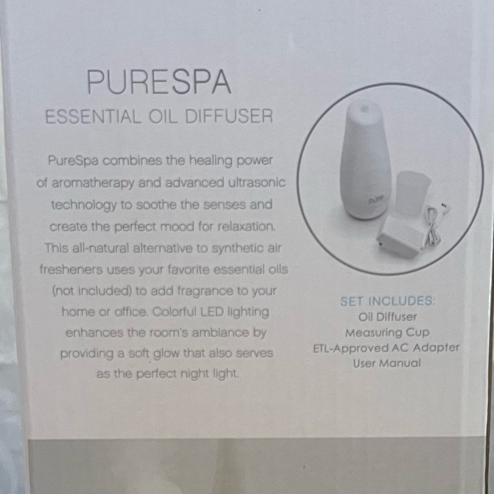 Pure Enrichment Pure Spa Essential Oil Diffuser - Picture 4 of 6